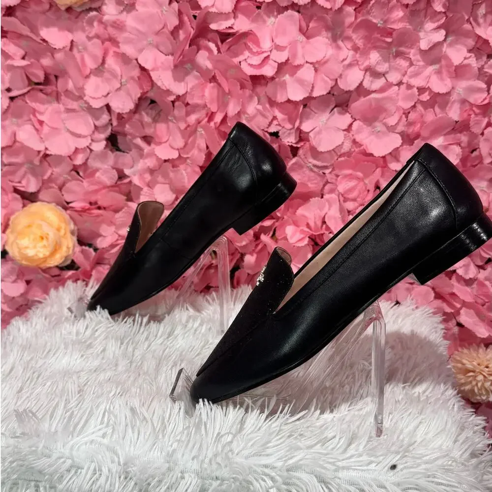 KATE SPADE City Lights Loafers Black Sz 7 NEW